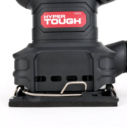 2 Amp Corded 1/4 Sheet Palm Sander with Dust Bag, Vacuum Hose Adapter, Punch Plate & 3 Sanding Sheets, New Condition